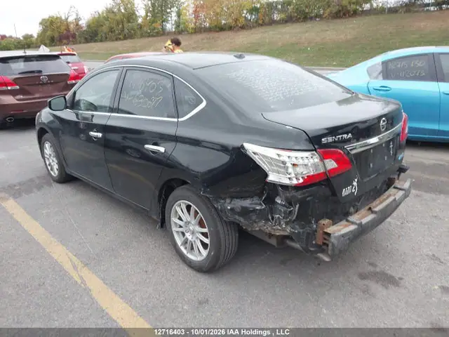 3N1AB7AP0EL680627 — 2014 Nissan Sentra 1.8 S/1.8 SL/1.8 SR/1.8 SV, фото 3 с аукциона IAAI 13.10.2026, Задняя часть