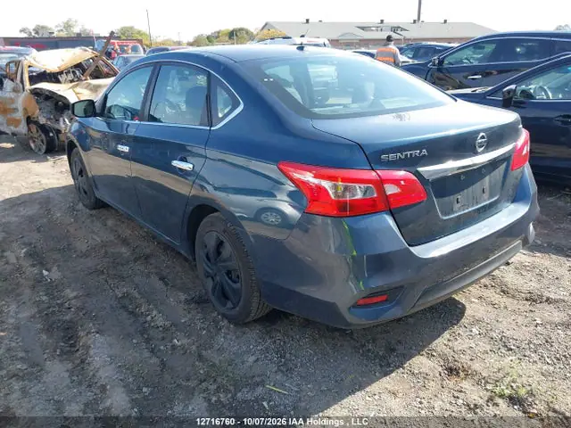 3N1AB7AP8JY279193 — 2018 Nissan Sentra 1.8 S/S/SV/SV Midnight Edition, фото 3 с аукциона IAAI 14.10.2026, Левый бок