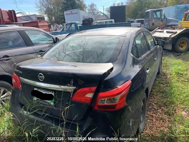 3N1AB7AP8JY336007 — 2018 Nissan Sentra 1.8 S, фото 4 с аукциона IAAI 14.10.2026, Задняя часть