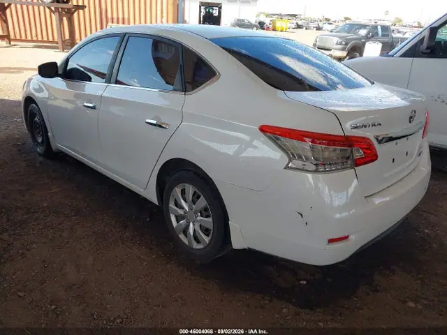 2014 Nissan Sentra Fe+ S/fe+ Sv/s/sl/sr/sv VIN 3N1AB7AP9EY245625 фото 3
