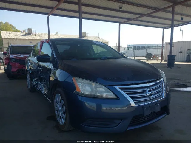 2014 Nissan Sentra Fe+ S/fe+ Sv/s/sl/sr/sv VIN 3N1AB7AP8EY210154 фото 1