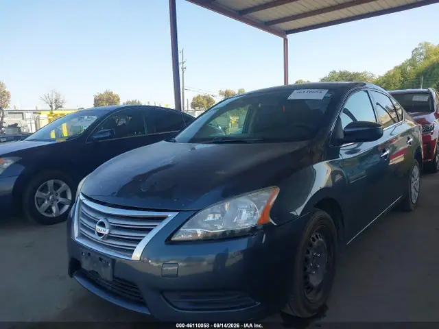 2014 Nissan Sentra Fe+ S/fe+ Sv/s/sl/sr/sv VIN 3N1AB7AP8EY210154 фото 2