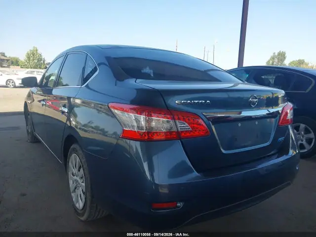 2014 Nissan Sentra Fe+ S/fe+ Sv/s/sl/sr/sv VIN 3N1AB7AP8EY210154 фото 3