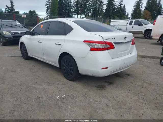 3N1AB7AP6FY253067 — 2015 Nissan Sentra Fe+ S/S/SL/SR/SV, фото 3 с аукциона IAAI 14.10.2026, Естественный износ