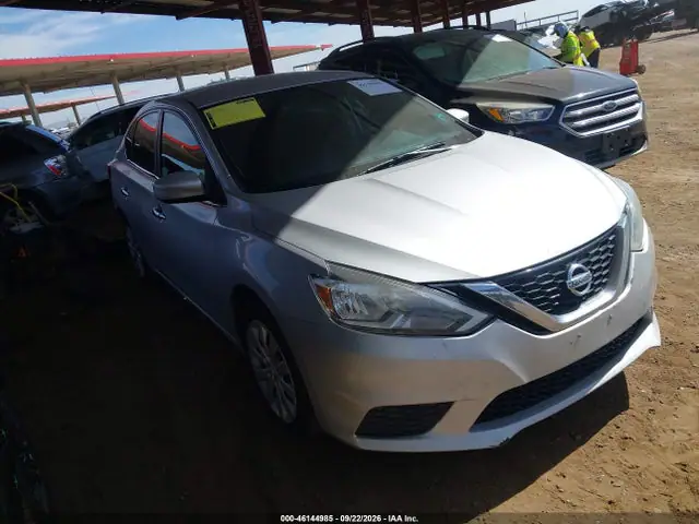 3N1AB7AP4GL645429 — 2016 Nissan Sentra Fe+ S/S/SL/SR/SV, Задняя часть (Rear), фото до ремонта