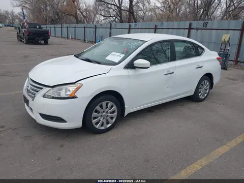2014 Nissan Sentra Fe+ S VIN 3N1AB7AP6EY324816 фото 2