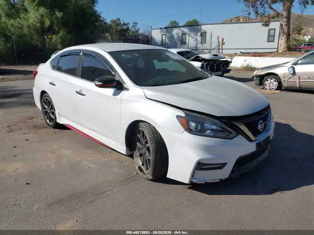 3N1CB7APXHY250619 — 2017 Nissan Sentra Nismo, Передняя часть слева (Left Front), фото до ремонта