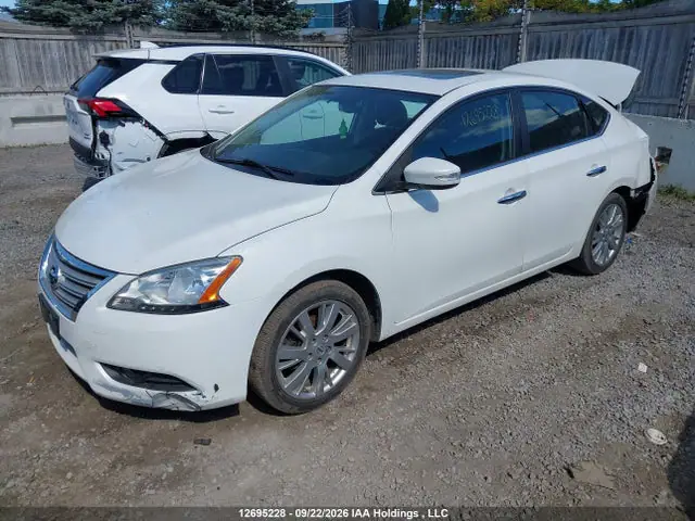 3N1AB7AP9FL640550 — 2015 Nissan Sentra S/SV/SR/SL, фото 2 с аукциона IAAI 29.09.2026, Задняя часть