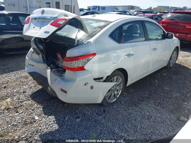3N1AB7AP9FL640550 — 2015 Nissan Sentra S/SV/SR/SL, фото 4 с аукциона IAAI 29.09.2026, Задняя часть