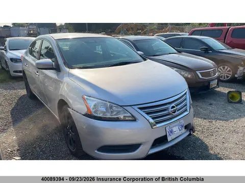 3N1AB7AP8FL650678 — 2015 Nissan Sentra S/SV/SR/SL, Передняя часть слева (Left Front), фото до ремонта