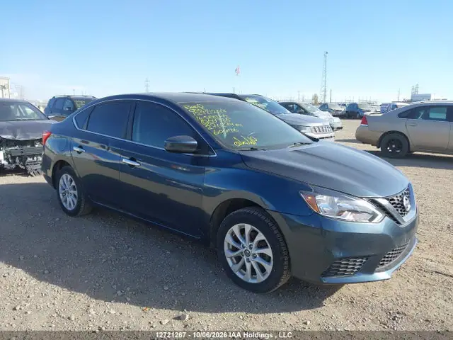 3N1AB7AP0GL661935 — 2016 Nissan Sentra S/SV/SR/SL, Град (Hail), фото до ремонта