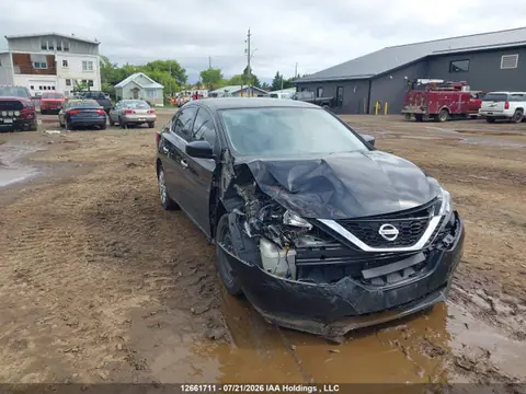 3N1AB7AP3JY299965 — 2018 Nissan Sentra S/SV/SR/SL, Передняя часть (Front), фото до ремонта