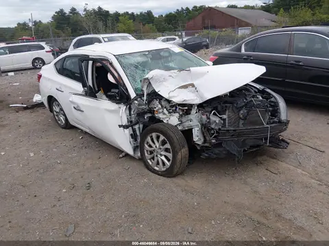 3N1AB7AP7KY433863 — 2019 Nissan Sentra S/SV/SR/SL, Передняя часть (Front End), фото до ремонта