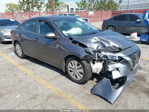 3N1AB8BV3LY225550 — 2020 Nissan Sentra S Xtronic Cvt, Передняя часть (Front End), фото до ремонта