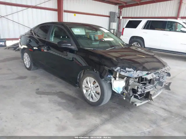 3N1AB8BV6LY231410 — 2020 Nissan Sentra S Xtronic Cvt, Передняя часть (Front End), фото до ремонта