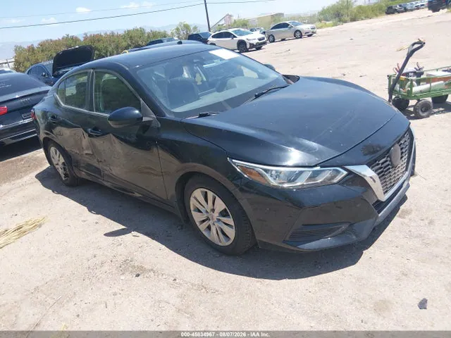 2022 Nissan Sentra S Xtronic Cvt VIN 3N1AB8BV9NY258748 фото 1