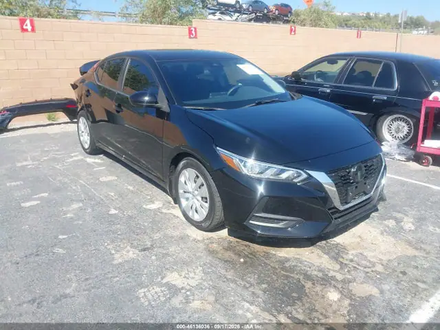 3N1AB8BV3NY225972 — 2022 Nissan Sentra S Xtronic Cvt, Задняя часть (Rear), фото до ремонта
