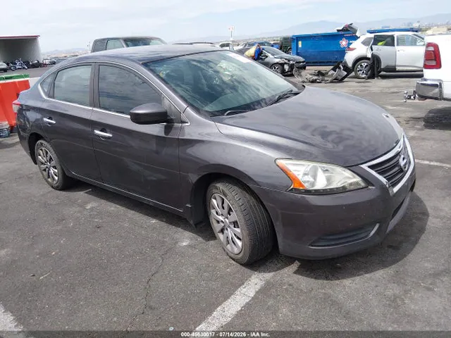 2014 Nissan SENTRA S VIN 3N1AB7APXEY299743 фото 1
