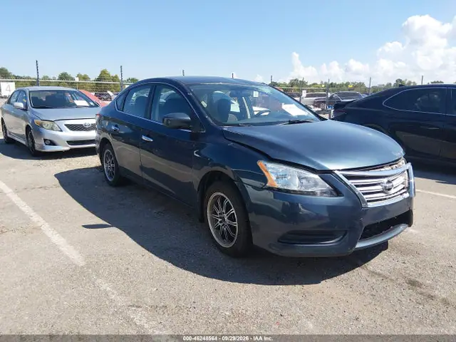 3N1AB7AP8EL637217 — 2014 Nissan Sentra S, Естественный износ (Normal Wear & Tear), фото до ремонта