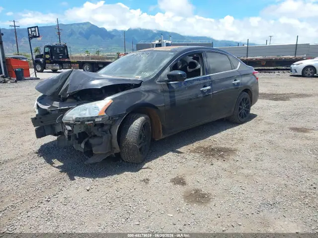 3N1AB7AP3FY257951 — 2015 Nissan Sentra S, фото 2 с аукциона IAAI 29.09.2026, Передняя часть