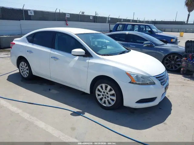 3N1AB7AP2FY363078 — 2015 Nissan Sentra S, Левый бок (Left Side), фото до ремонта