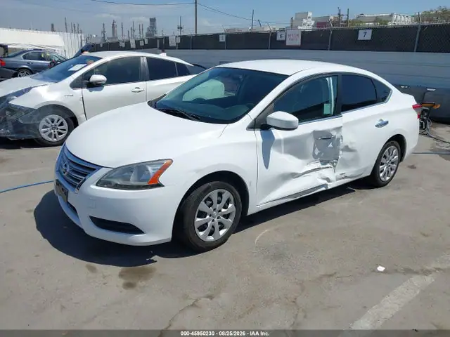 3N1AB7AP2FY363078 — 2015 Nissan Sentra S, фото 2 с аукциона IAAI 30.09.2026, Левый бок