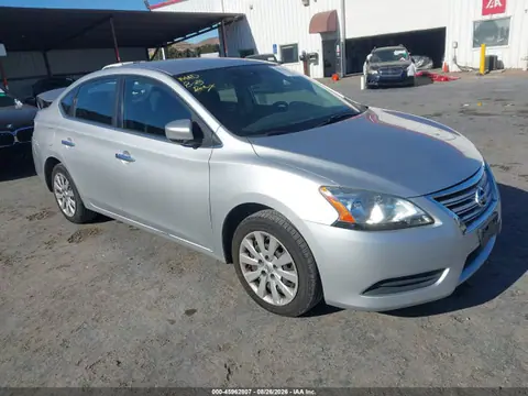 3N1AB7AP4FY381629 — 2015 Nissan Sentra S, Задняя часть (Rear), фото до ремонта