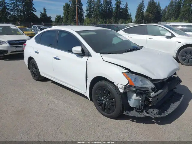 3N1AB7AP8FY373971 — 2015 Nissan Sentra S, Естественный износ (Normal Wear & Tear), фото до ремонта