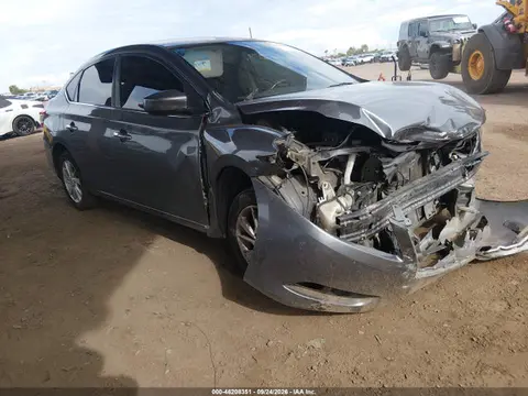 3N1AB7AP0FY341712 — 2015 Nissan Sentra S, Передняя часть (Front End), фото до ремонта