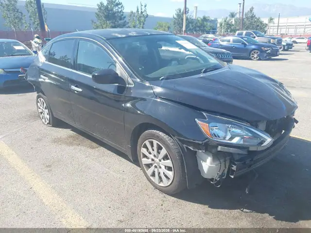 3N1AB7AP1GY216445 — 2016 Nissan Sentra S, Передняя часть (Front & Rear), фото до ремонта
