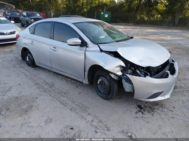 3N1AB7AP8HY384942 — 2017 Nissan Sentra S, Передняя часть (Front End), фото до ремонта