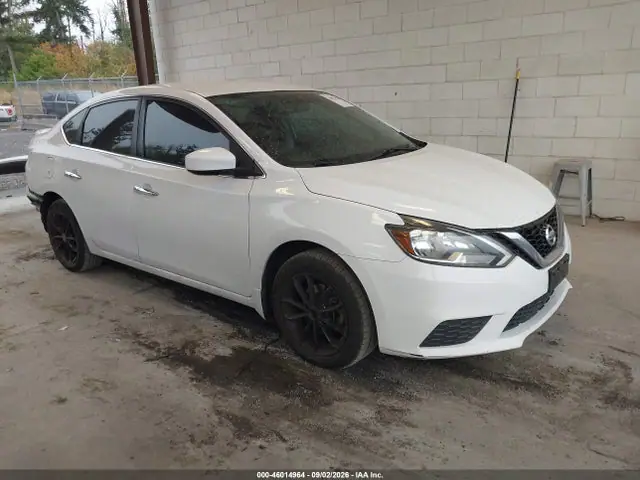3N1AB7AP8HY296036 — 2017 Nissan Sentra S, Задняя часть (Rear), фото до ремонта