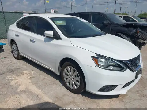 3N1AB7AP6KY351168 — 2019 Nissan Sentra S, Передняя часть (Front & Rear), фото до ремонта