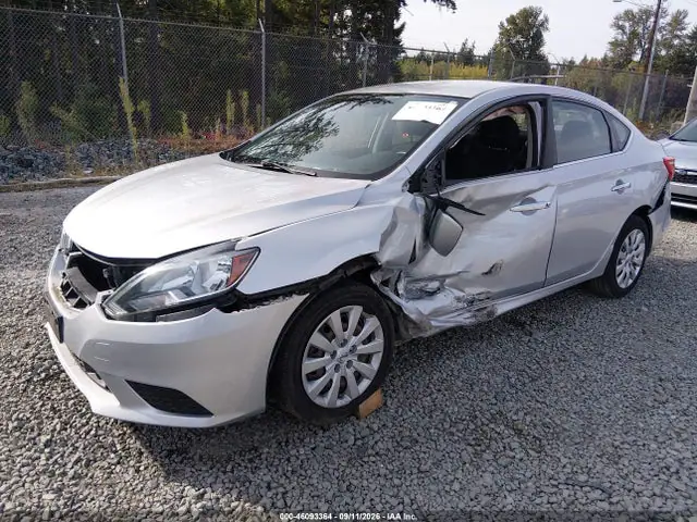 3N1AB7AP5KY343949 — 2019 Nissan Sentra S, фото 2 с аукциона IAAI 30.09.2026, Левый бок