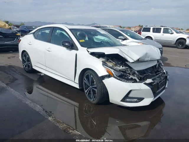 2021 Nissan Sentra Sr Xtronic Cvt VIN 3N1AB8DV0MY307573 фото 1