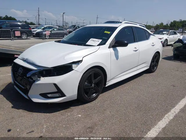 2021 Nissan Sentra Sr Xtronic Cvt VIN 3N1AB8DVXMY213846 фото 2