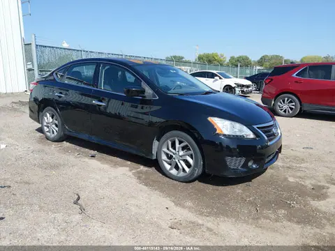 3N1AB7AP8EY277627 — 2014 Nissan Sentra SR, Град (Hail), фото до ремонта