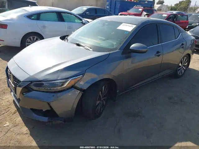 3N1AB8CV0LY265518 — 2020 Nissan Sentra SV Xtronic Cvt, фото 2 с аукциона IAAI 30.09.2026, Передняя часть