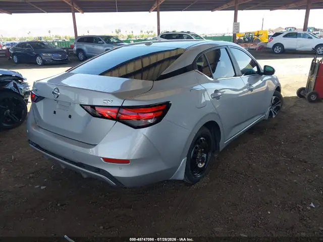 3N1AB8CV9LY279398 — 2020 Nissan Sentra SV Xtronic Cvt, фото 4 с аукциона IAAI 29.09.2026, Передняя часть справа