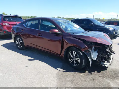 3N1AB8CV2LY223206 — 2020 Nissan Sentra SV Xtronic Cvt, Передняя часть (Front End), фото до ремонта