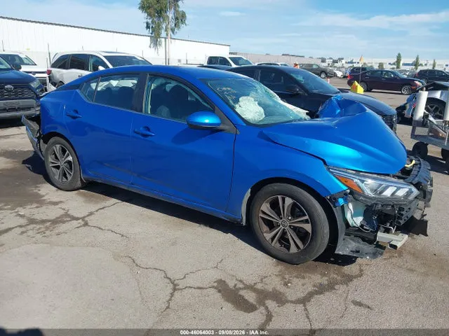 2022 Nissan Sentra Sv Xtronic Cvt VIN 3N1AB8CV7NY273277 фото 1