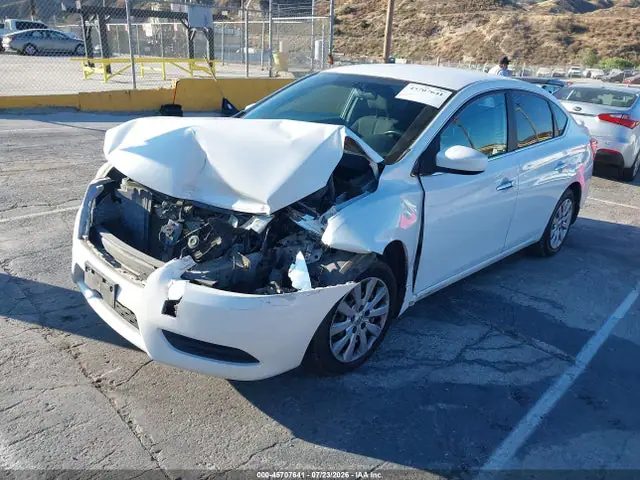 3N1AB7AP3EY299275 — 2014 Nissan Sentra SV, фото 2 с аукциона IAAI 14.10.2026, Передняя часть