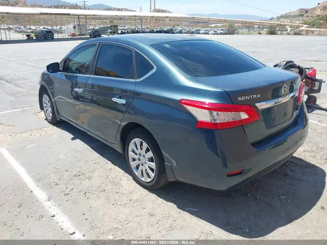 2014 Nissan SENTRA SV VIN 3N1AB7AP2EY209355 фото 3