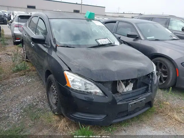 3N1AB7AP1EY222565 — 2014 Nissan Sentra SV, Передняя часть (Front End), фото до ремонта