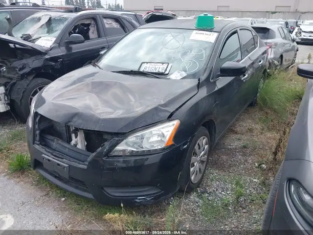 3N1AB7AP1EY222565 — 2014 Nissan Sentra SV, фото 2 с аукциона IAAI 30.09.2026, Передняя часть