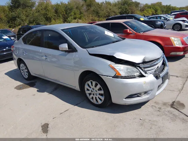 2014 Nissan SENTRA SV VIN 3N1AB7AP9EL664930 фото 1