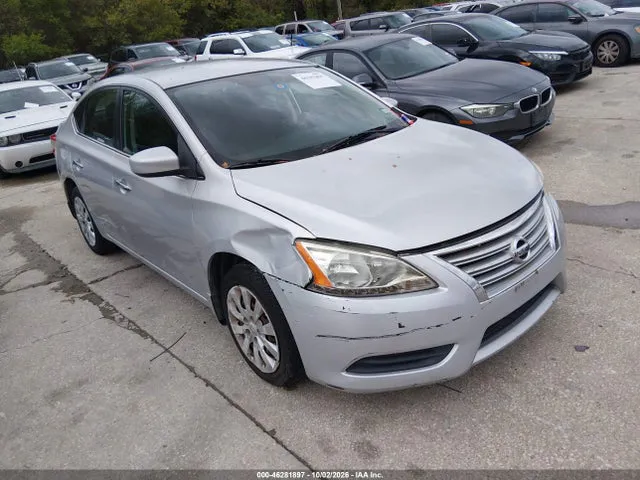 2014 Nissan SENTRA SV VIN 3N1AB7AP9EL654415 фото 1
