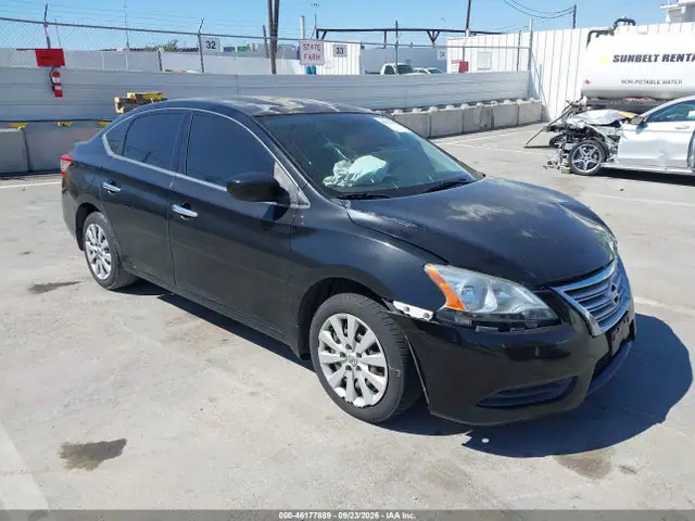 3N1AB7AP3FY334723 — 2015 Nissan Sentra SV, Передняя часть (Front End), фото до ремонта
