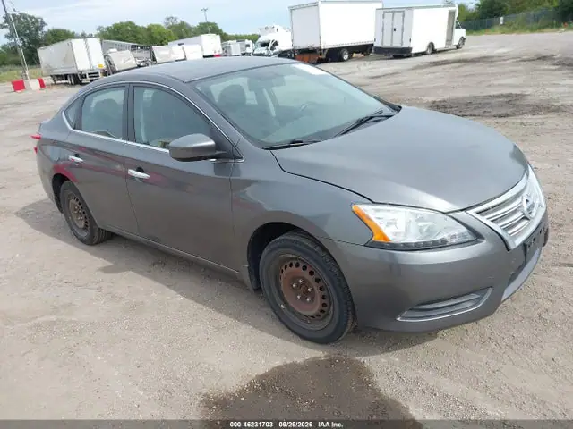 3N1AB7AP9FL642055 — 2015 Nissan Sentra SV, Естественный износ (Normal Wear & Tear), фото до ремонта