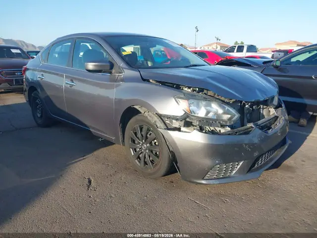 3N1AB7AP9HL671669 — 2017 Nissan Sentra SV, Передняя часть (Front End), фото до ремонта